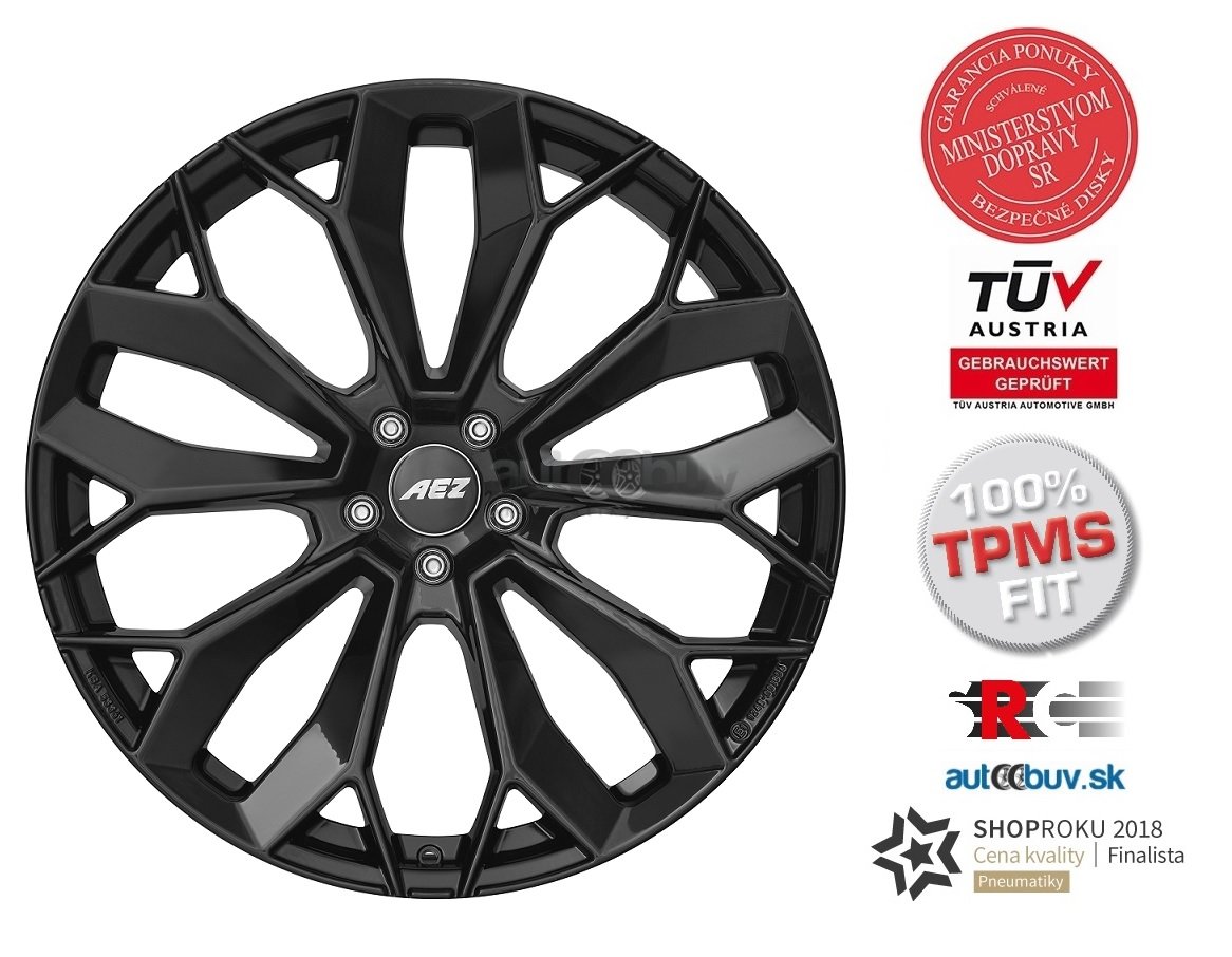 AEZ Leipzig black 10.50x21 5x130.00 ET48