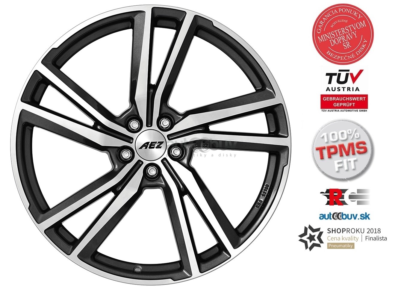 AEZ North dark 8.50x21 5x108.00 ET42