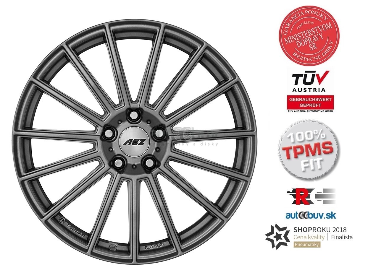 AEZ Steam graphite 7.00x18 5x112.00 ET52