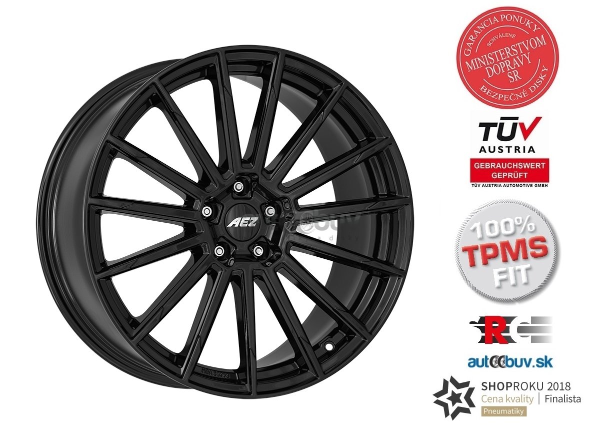 AEZ Atlanta black 8.00x19 5x112.00 ET45