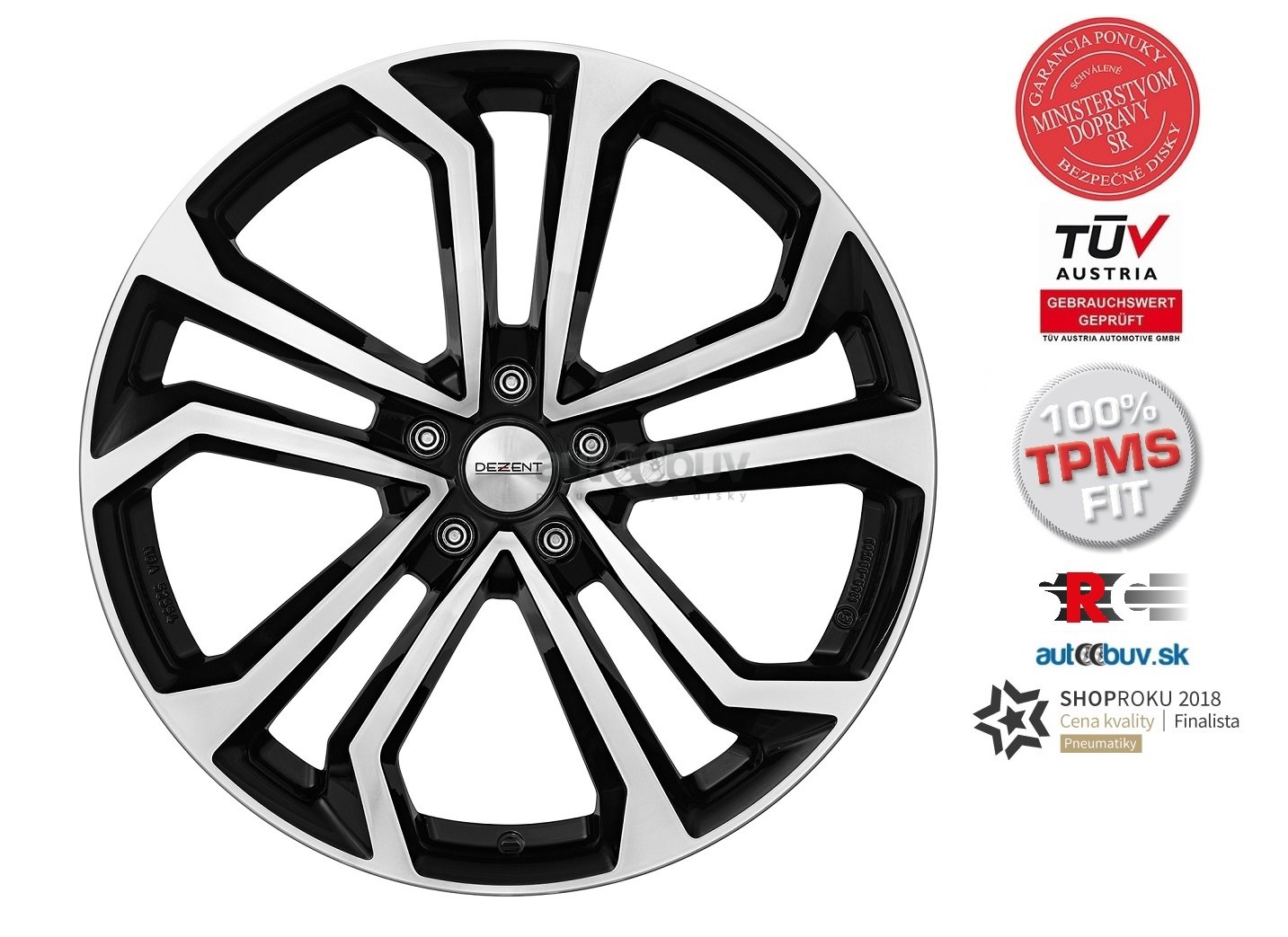 DEZENT TA dark 7.00x17 5x112.00 ET34