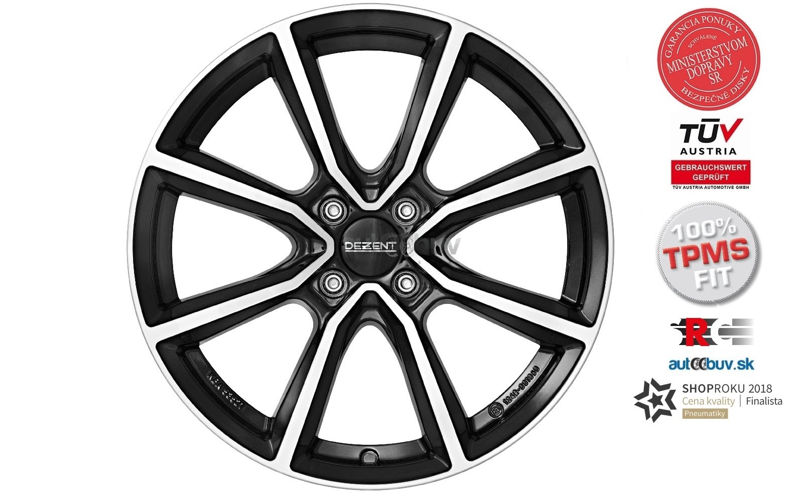 DEZENT TN dark 6.50x16 4x108.00 ET32