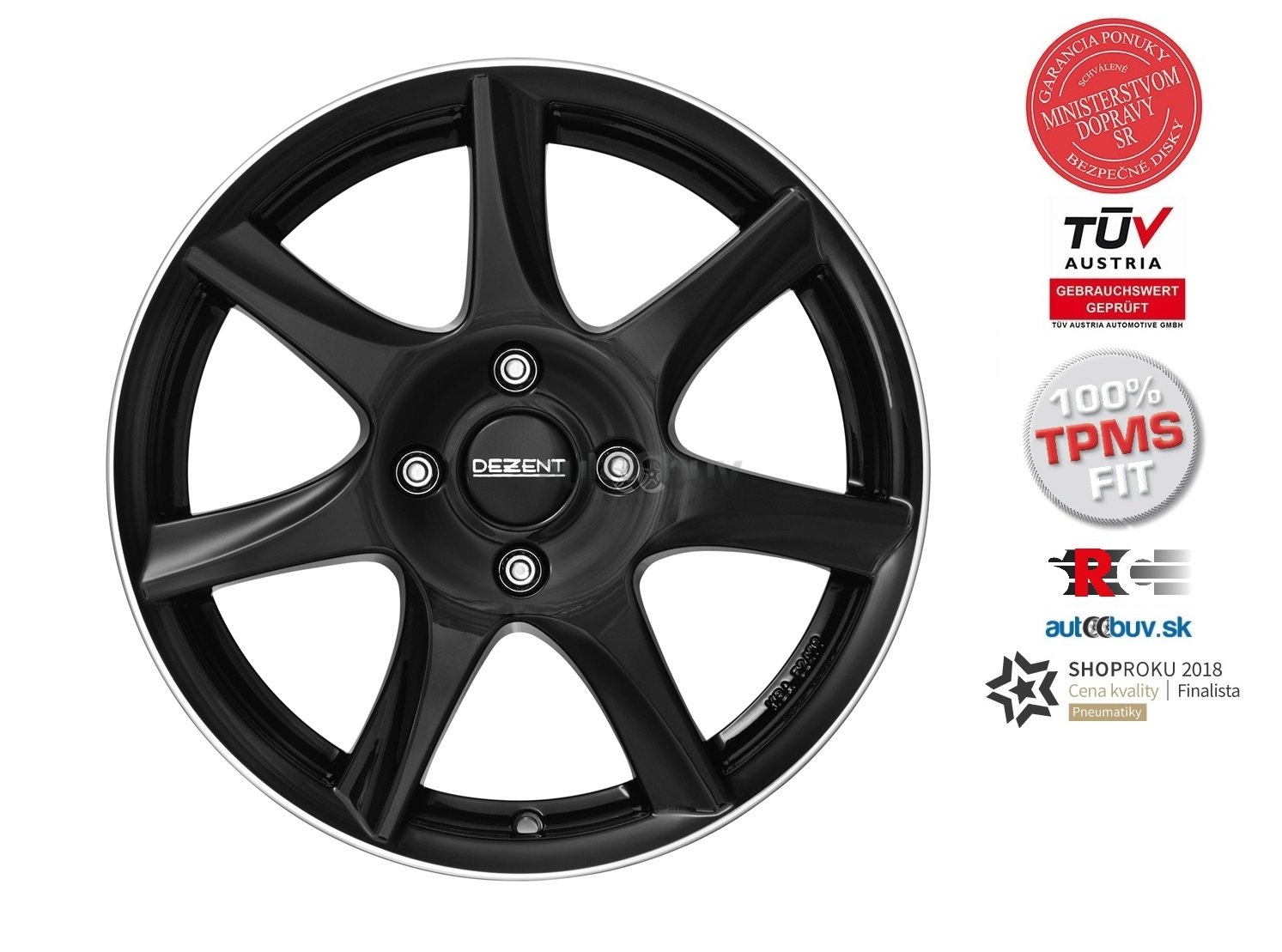 DEZENT TW dark 7.00x17 5x108.00 ET50