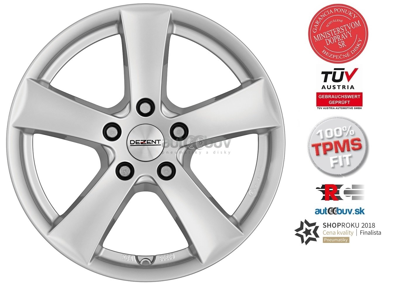 DEZENT TX 7.00x17 5x112.00 ET46