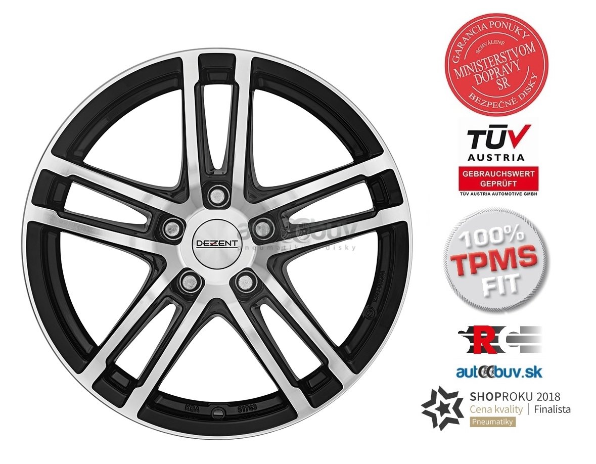 DEZENT TZ dark 6.00x15 5x112.00 ET43