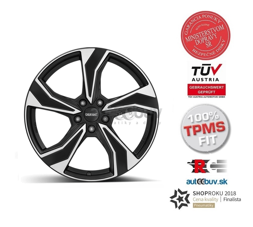 DEZENT KB dark 7.00x17 5x108.00 ET50