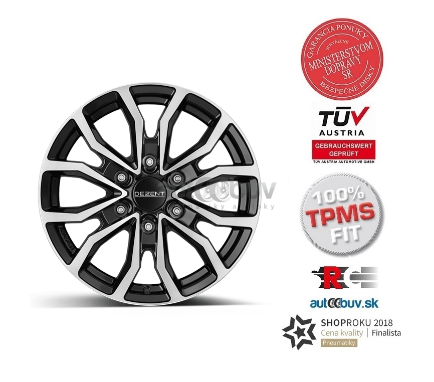 DEZENT KC dark 6.50x16 6x130.00 ET62