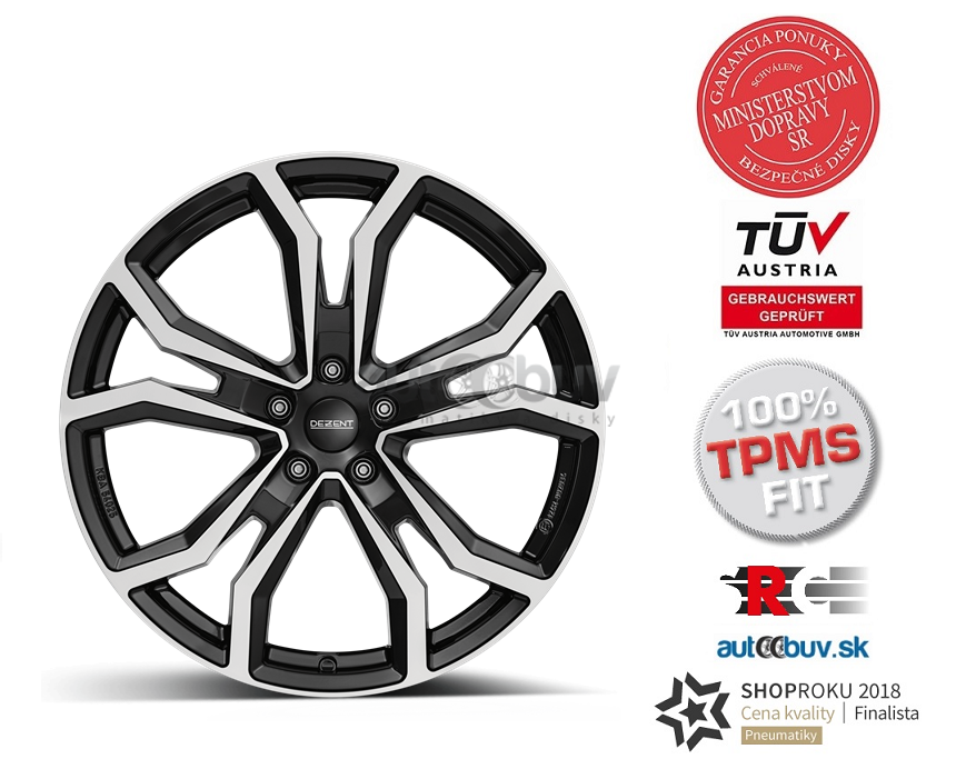 DEZENT TV dark 8.00x20 5x114.30 ET50