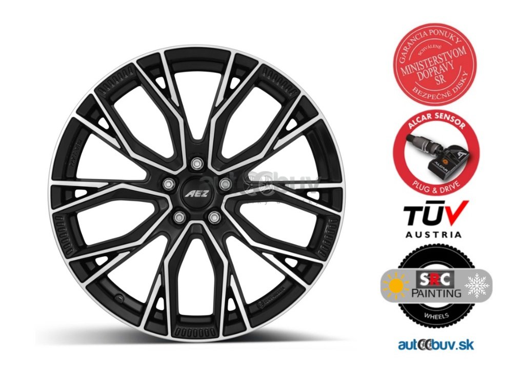 AEZ Toronto black 8.50x19 5x112.00 ET42