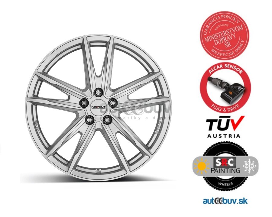 DEZENT KF silver 6.50x16 5x114.30 ET50