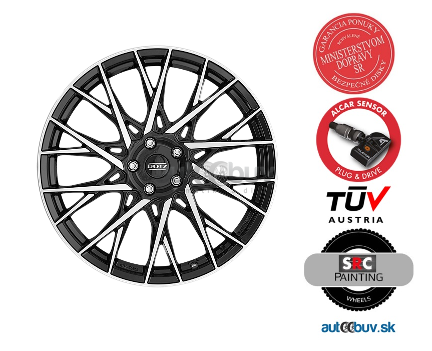 DOTZ Fuji dark 7.50x18 4x108.00 ET45