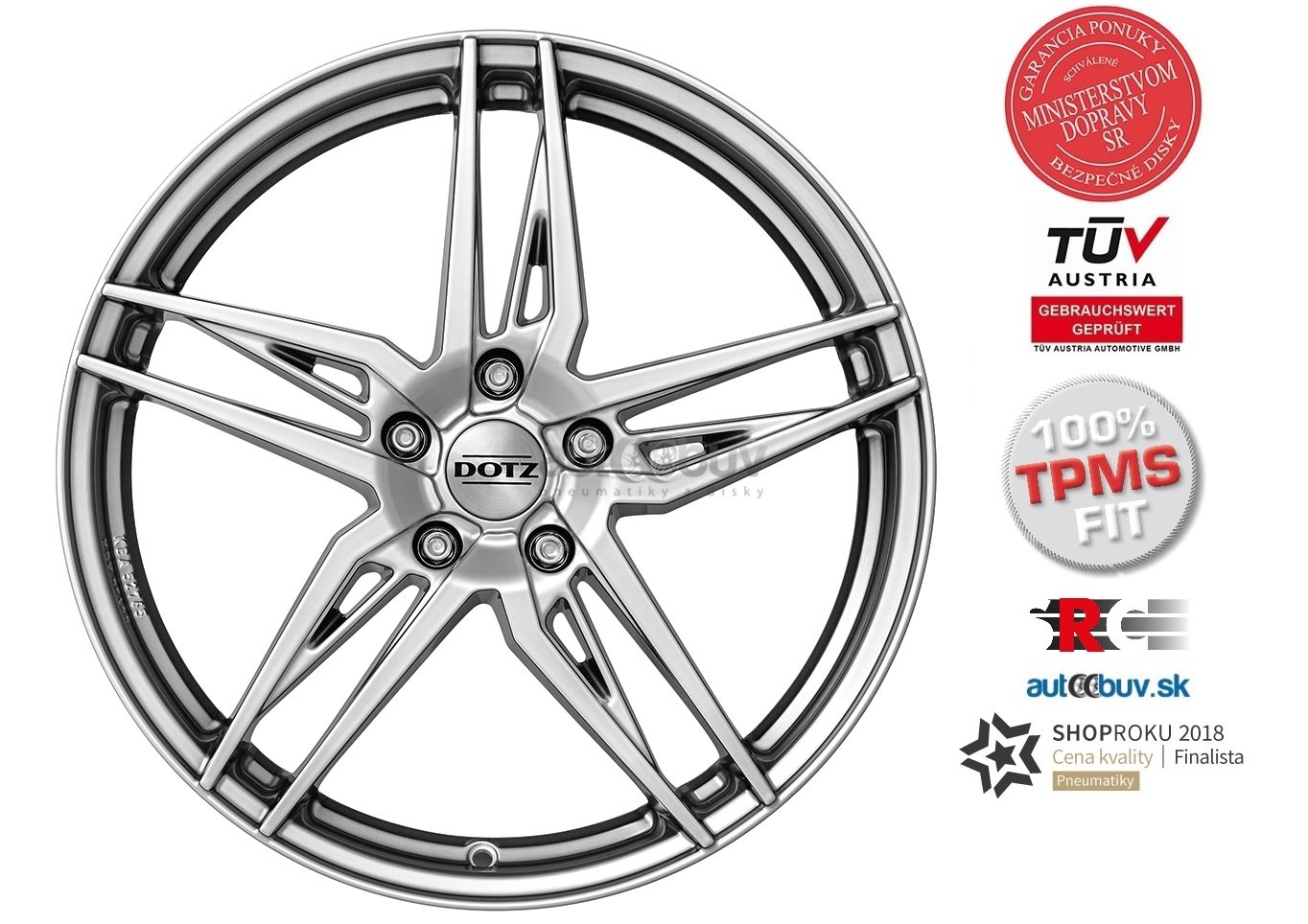 DOTZ Interlagos shine 7.50x19 5x112.00 ET51