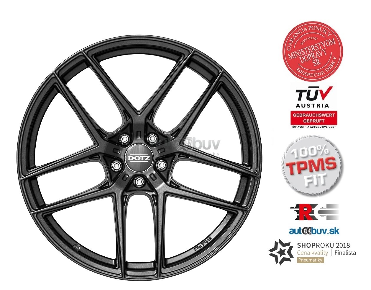 DOTZ LagunaSeca grey 9.00x21 5x120.00 ET35