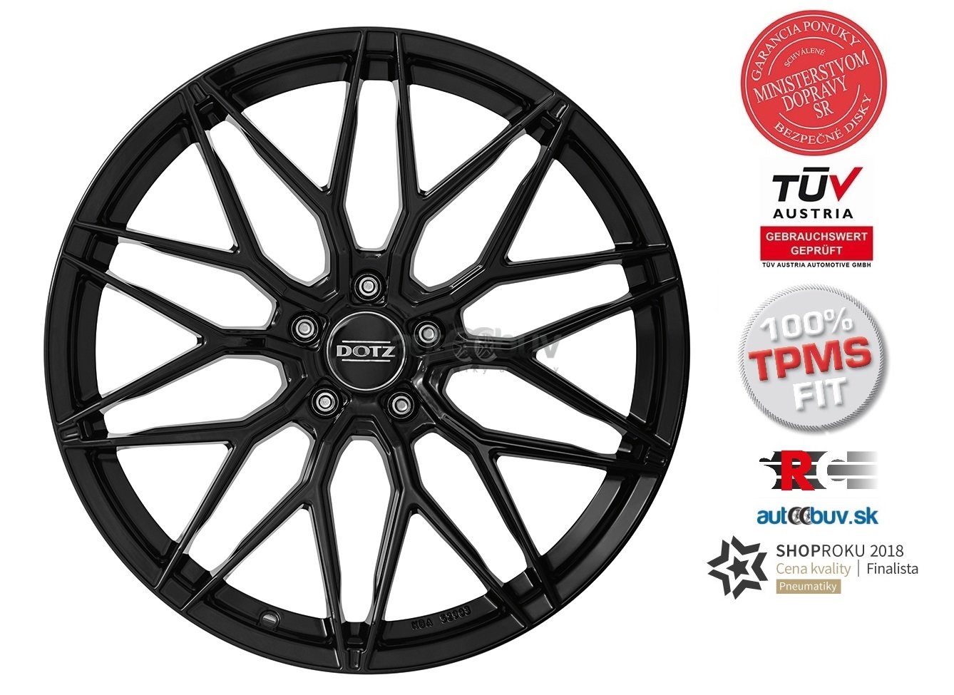 DOTZ Suzuka black 9.00x20 5x108.00 ET40