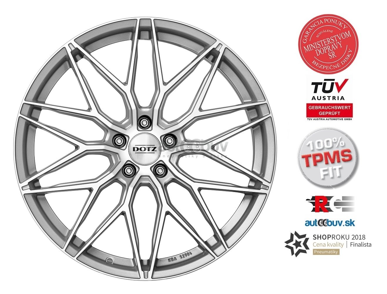 DOTZ Suzuka blaze 8.00x19 5x120.00 ET36
