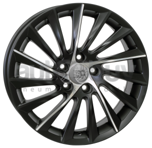 WSP Italy ALFA W256 GIULIETTA 7.50x18 5x110.00 ET41 DULL BLACK F POLISHED