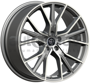 WSP Italy AUDI WD004 ZURICH 8.00x18 5x112.00 ET39 MATT GM POLISHED