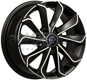 WSP Italy FORD WD003 CORINTO 6.50x16 5x108.00 ET50 GLOSSY BLACK POLISHED