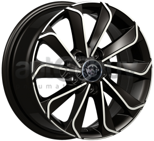 WSP Italy SKODA WD003 CORINTO 6.50x16 5x112.00 ET41 GLOSSY BLACK POLISHED