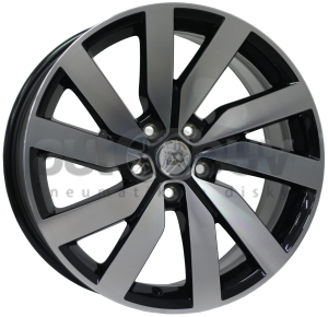 WSP Italy VW W468 CHEOPE 8.00x18 5x112.00 ET44 GLOSSY BLACK POLISHED