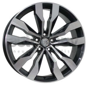 WSP Italy VW W470 COBRA 8.50x20 5x112.00 ET38 GLOSSY BLACK POLISHED