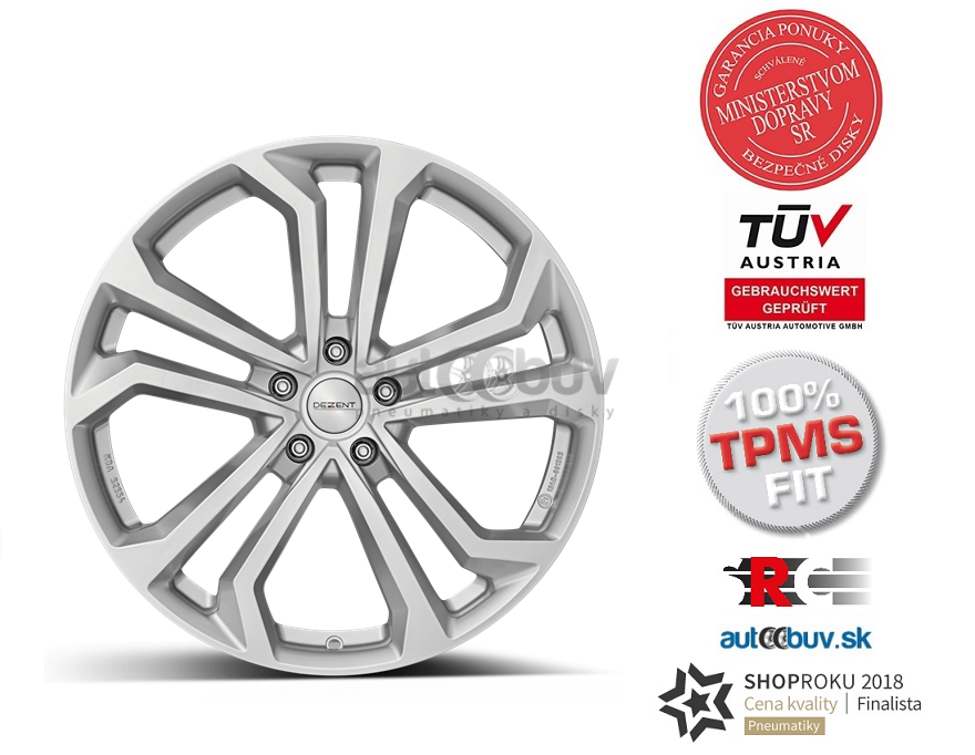 DEZENT TA silver 7.50x18 5x108.00 ET50