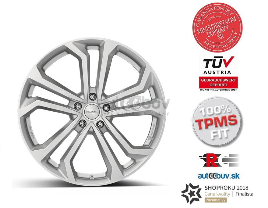 DEZENT TA silver 7.00x17 5x105.00 ET38