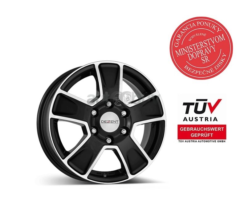 DEZENT Van dark 6.50x16 5x114.30 ET50