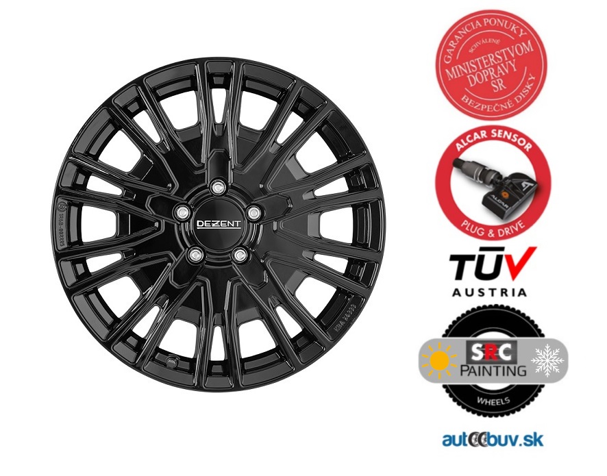 DEZENT KE black 6.50x16 5x118.00 ET65