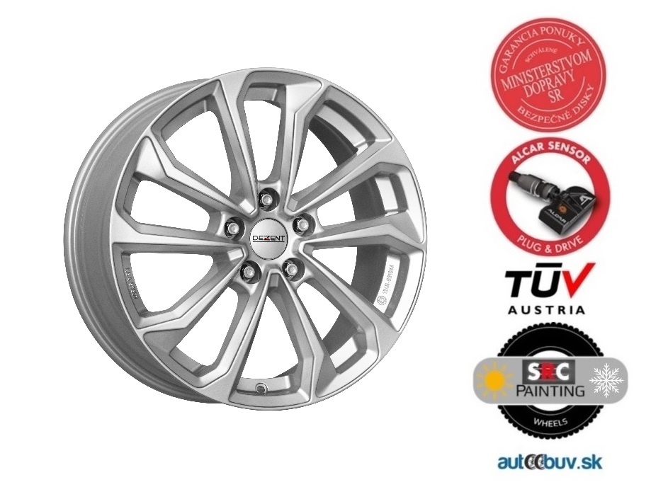 DEZENT KS silver 6.50x16 5x114.30 ET40