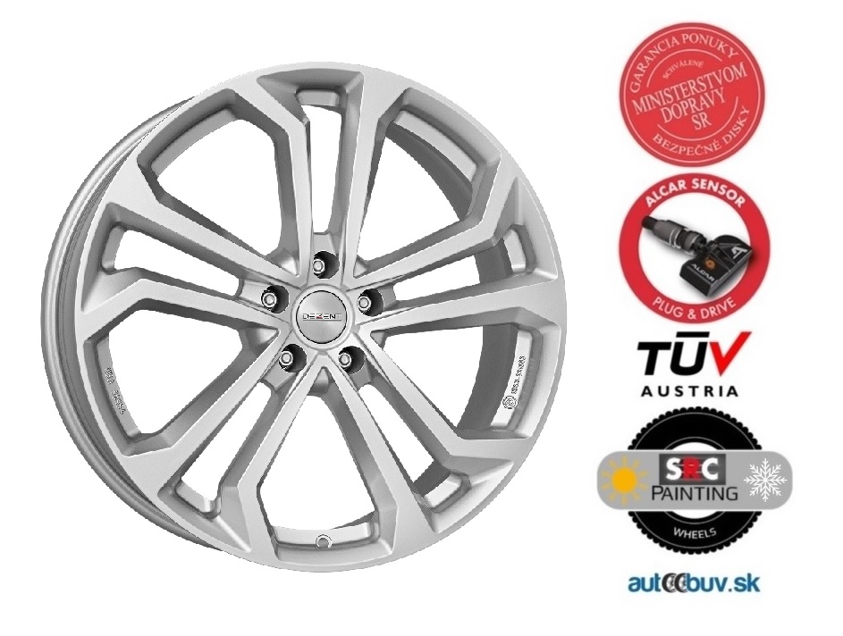 DEZENT TA silver 8.00x19 5x112.00 ET38