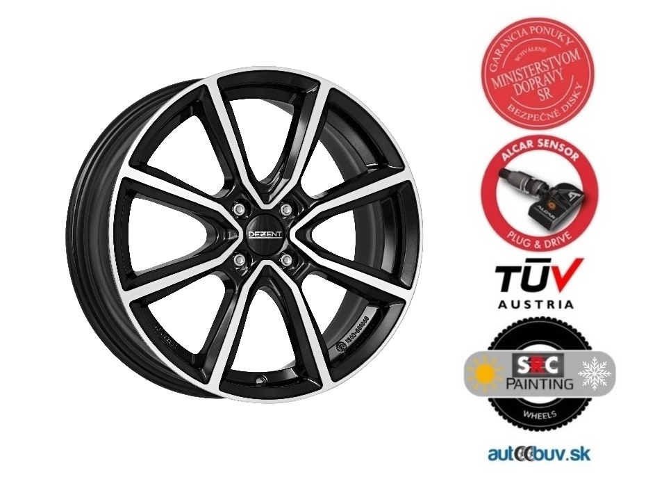 DEZENT TN dark 6.50x17 4x100.00 ET50