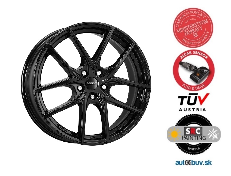 DEZENT TO black 8.00x18 5x108.00 ET42