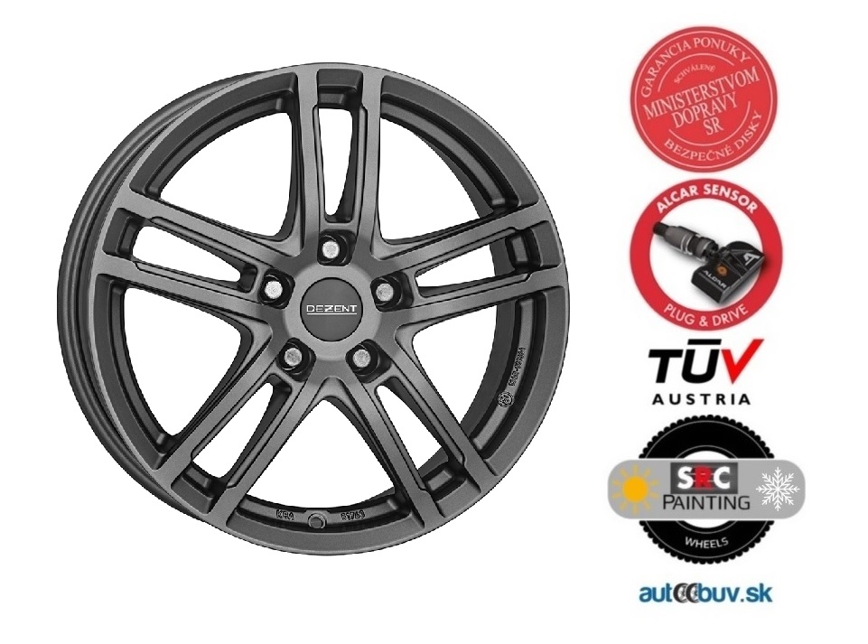DEZENT TZ graphite 6.50x16 4x100.00 ET35