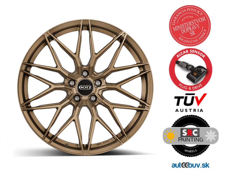 DOTZ Suzuka bronze 8.00x18 5x120.00 ET35